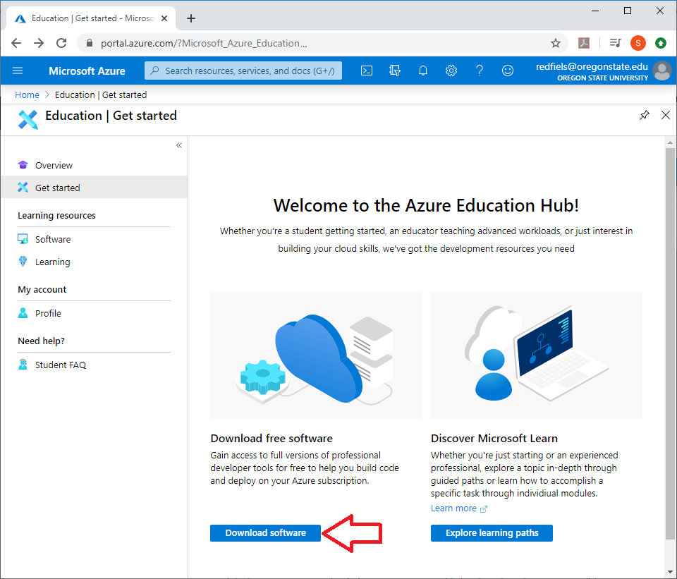 Azure Guide getting started